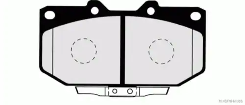 Тормозные колодки дисковые HERTH+BUSS J3601058