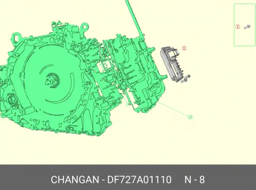 DF727A01-110 Кольцо уплотнительное CHANGAN