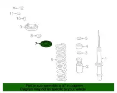 ОПОРА ПРУЖИНЫ 51686-S84-A01 HONDA