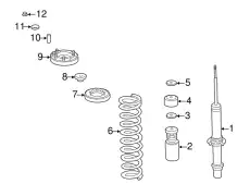 ОПОРА ПРУЖИНЫ 51686-S84-A01 HONDA