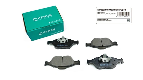 Тормозные колодки дисковые HEMEN HBP082