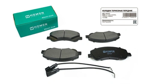 Тормозные колодки дисковые HEMEN HBP087