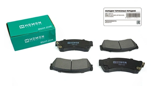 Тормозные колодки дисковые HEMEN HBP103