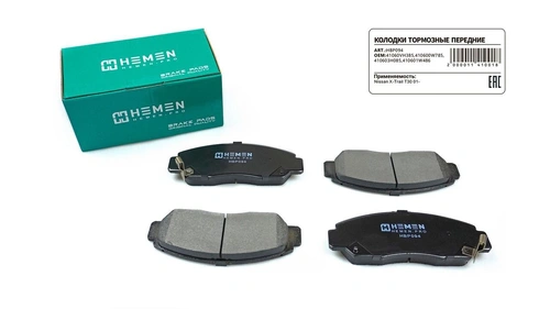 Тормозные колодки дисковые HEMEN HBP094