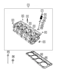 Прокладка ГБЦ FIAT 53022306AC