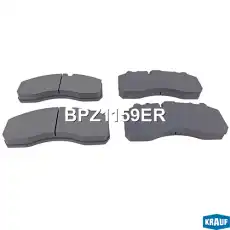 Тормозные колодки дисковые KRAUF BPZ1159ER