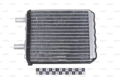 Радиатор печки ZEVS HTR910