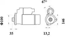 Стартер KNECHT MS1002