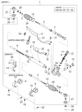 Рулевая тяга HYUNDAI / KIA KDX53-32-240B