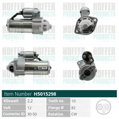 Стартер HOFFER H5015298
