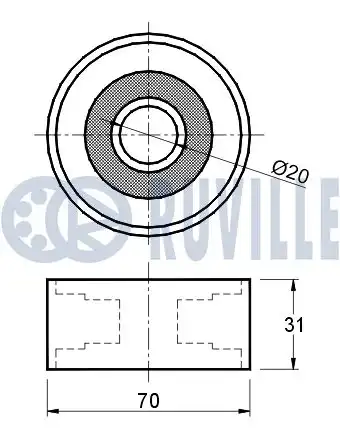 Деталь 541503 RUVILLE