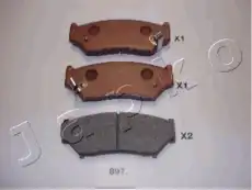 Тормозные колодки дисковые JAPKO 50897