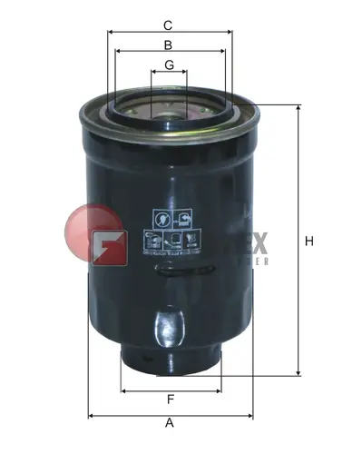 Фильтр масляный FILTROMEX FTF8026