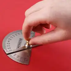 041-0221 Транспортир с линейкой 198 мм DEKO DKM198