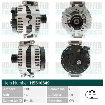 Генератор HOFFER H5510549