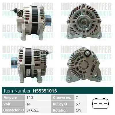 Генератор HOFFER H55351015