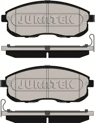 колодки дисковые торм. перед. Suz JCP090 JURATEK