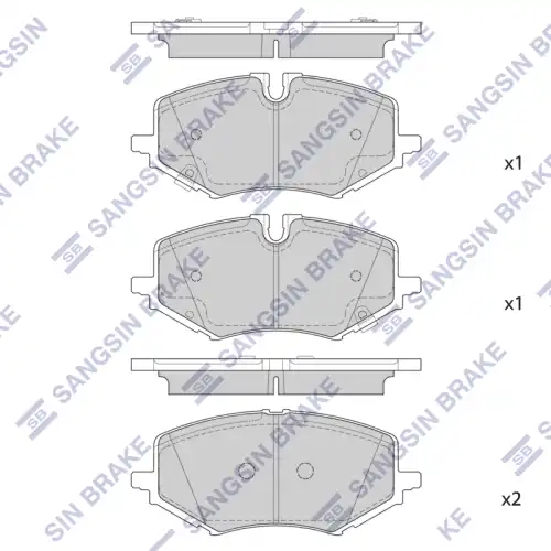 HI-Q Колодки передние SP4452 SANGSIN