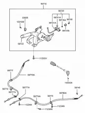 Рулевая тяга KIA 597602C320