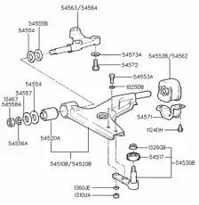 Шаровая опора KIA 5453024A00