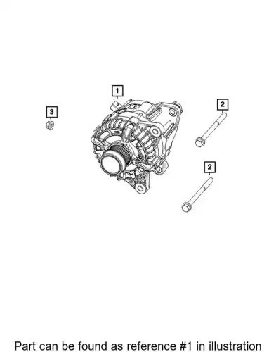 Генератор CHRYSLER 68391581AA