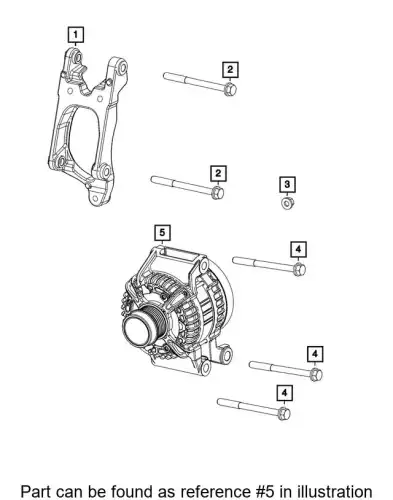 Генератор CHRYSLER 68429972AA