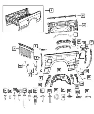 панель 68650915AA CHRYSLER