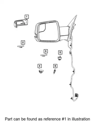 Фонарь габаритный CHRYSLER 68620341AB