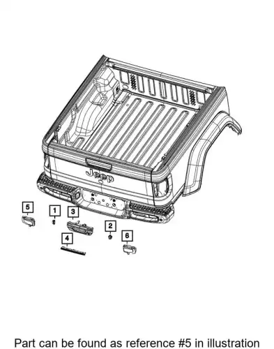 Фонарь габаритный CHRYSLER 68637538AA