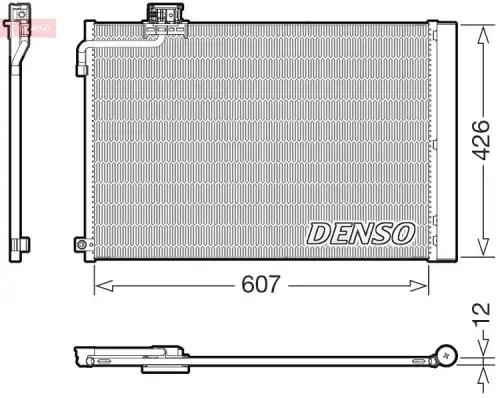 Конденсатор, кондиционер DCN17064 DENSO