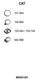 Катализатор MD001281 FA1