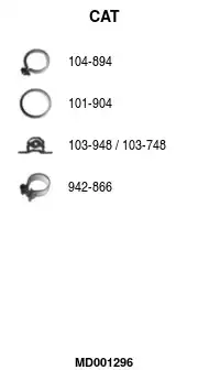Катализатор MD001296 FA1