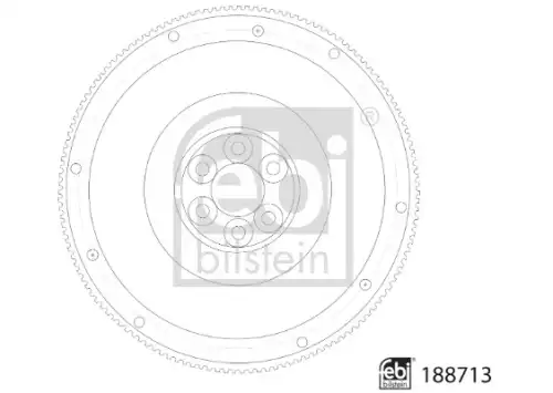 Маховик 188713 FEBI