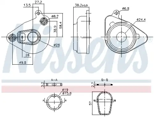 Масляный радиатор NISSENS 91362