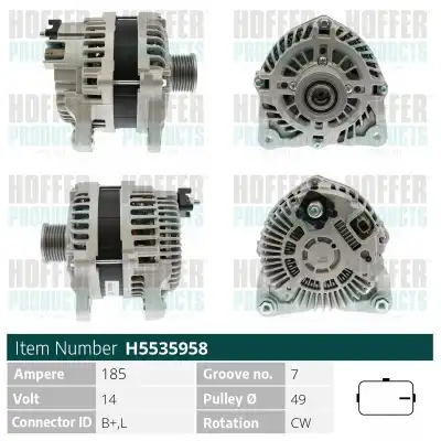 Генератор HOFFER H5535958