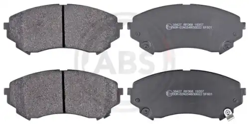 Тормозные колодки дисковые передняя ось A.B.S. 38427