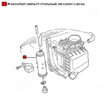 Абсорбер (фильтр угольный) WETF006 WENDERW