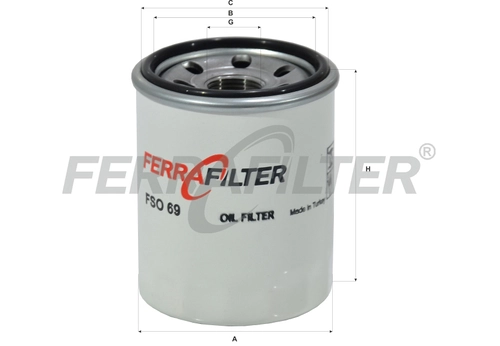 FSO69 Фильтр масляный FSO69 FERRA FILTER
