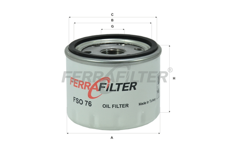 Фильтр масляный FSO76 FERRA FILTER