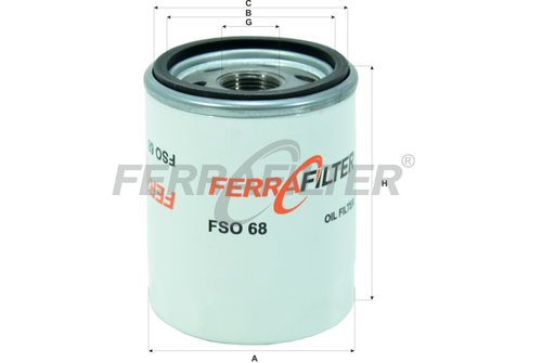 Фильтр масляный FSO68 FERRA FILTER