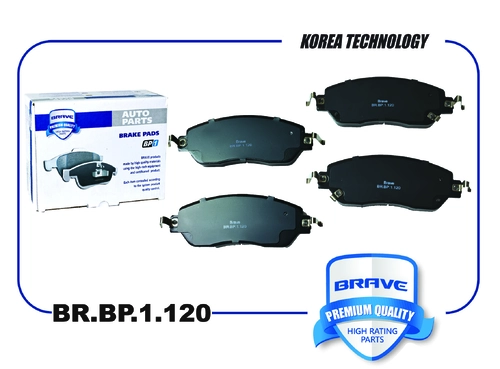 Тормозные колодки дисковые BRAVE BR.BP.1.120