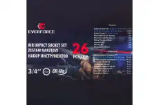 Набор инструментов ударных 26пр. 3/4' (12гр.) EF-68262-9MPB EVERFORCE