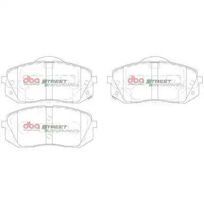 Тормозные колодки дисковые DBA DB2174SP