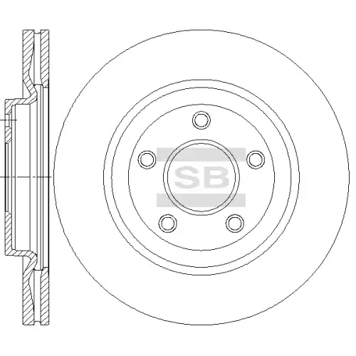 Тормозной диск SANGSIN SD4258