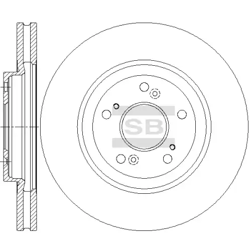 Тормозной диск SANGSIN SD4133