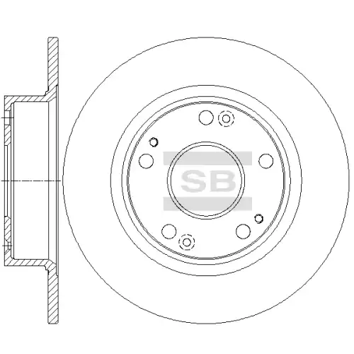 Тормозной диск SANGSIN SD4139
