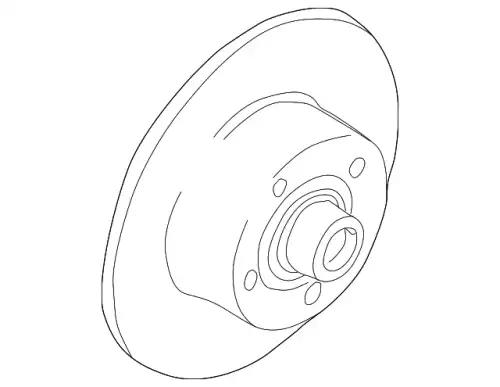 Тормозной диск VAG 8D0615601A