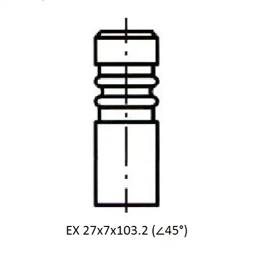 Клапан ДВС Z17539R ZIKMAR
