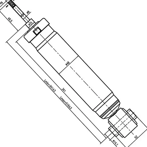 Z97274R_Амортизатор задний_ZIKMAR