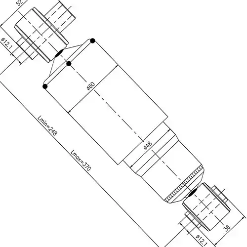 Z97366R_Амортизатор задний_ZIKMAR